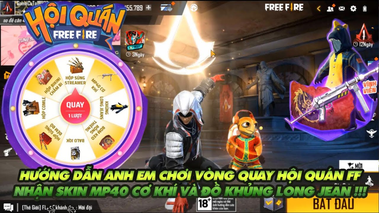 شرح موقع vongquay bts. ga free fire